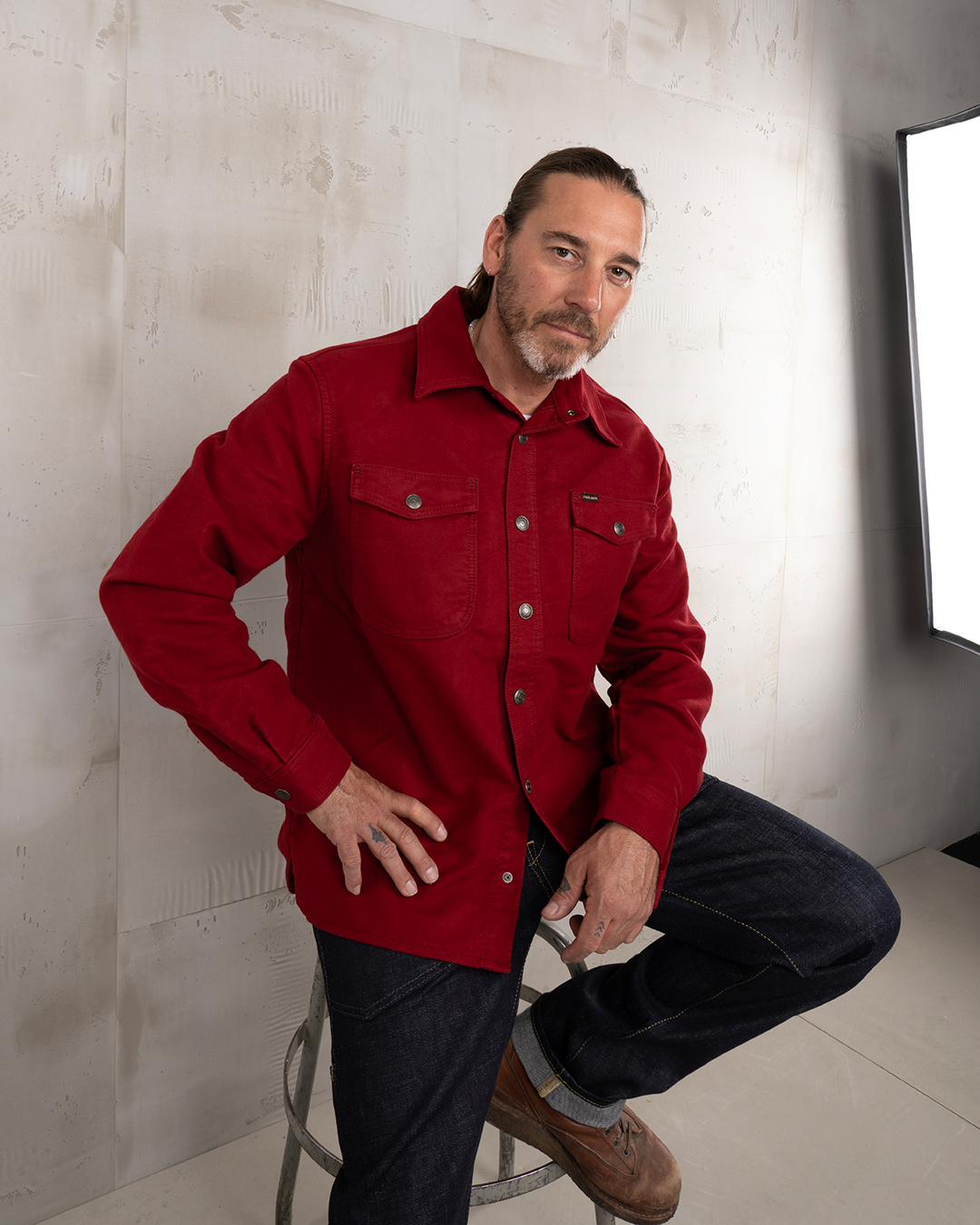 dark red dress shirt Shirts For Valentine's Day This is the perfect shirt for any man who wants to look stylish and sophisticated ROUNDED PIMA COTTON SHIRT -