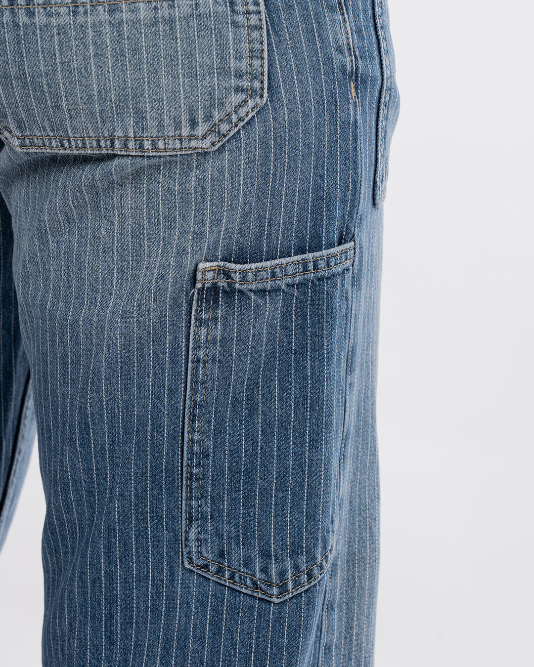 1967 Utility Trousers Blue Wabash Rinsed