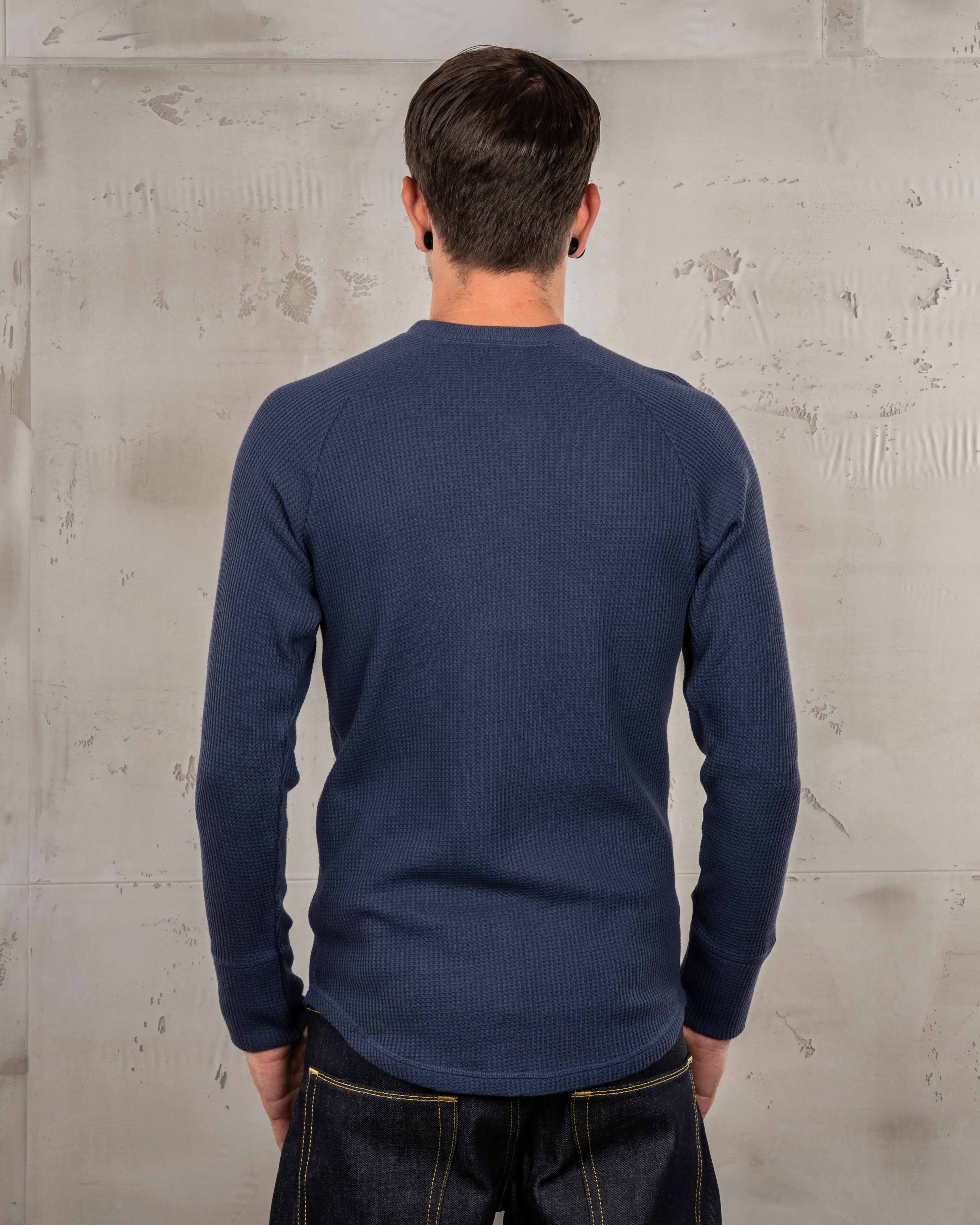 1936 Waffle Shirt Shadow Blue