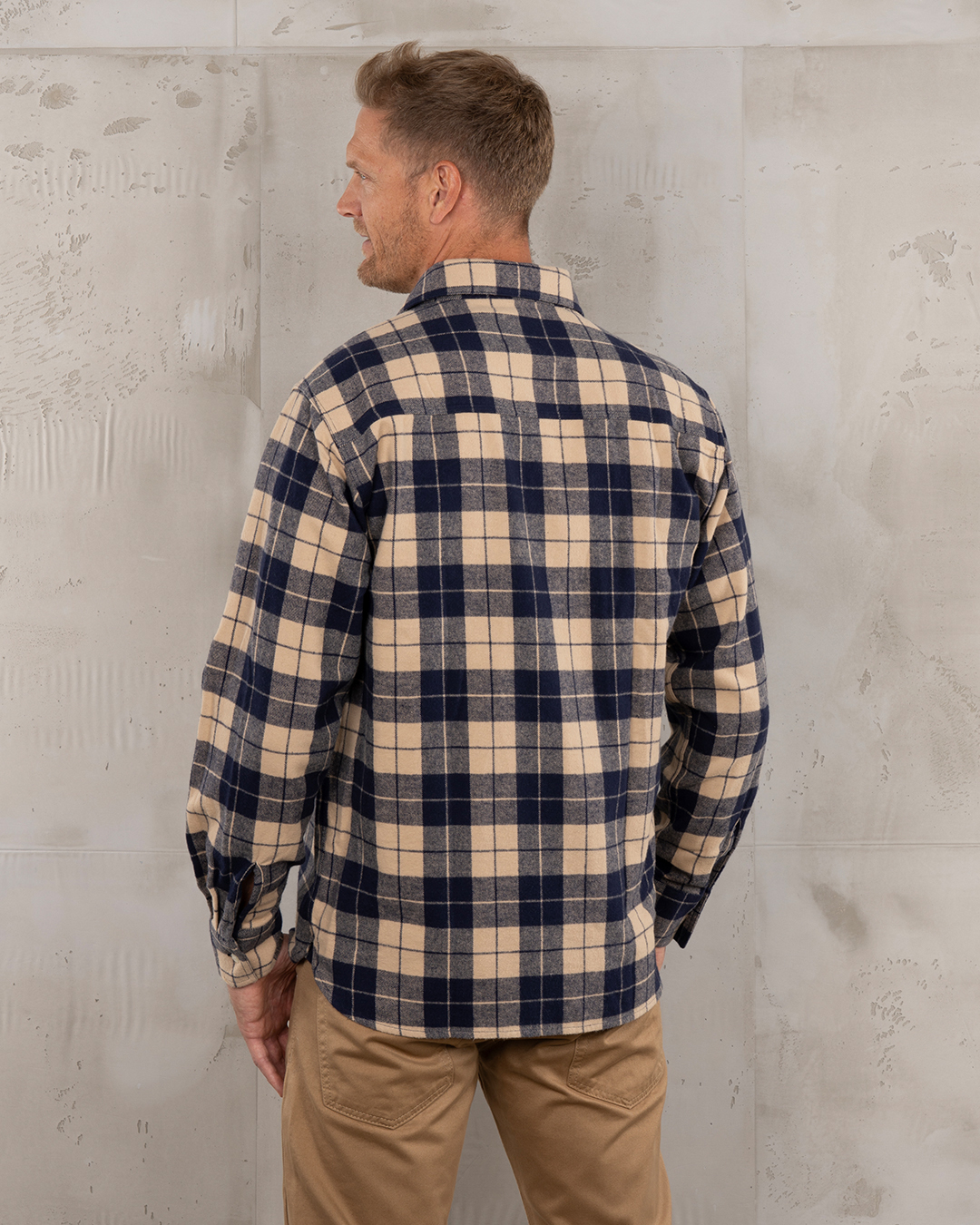 1937 Roamer Shirt blue flannel