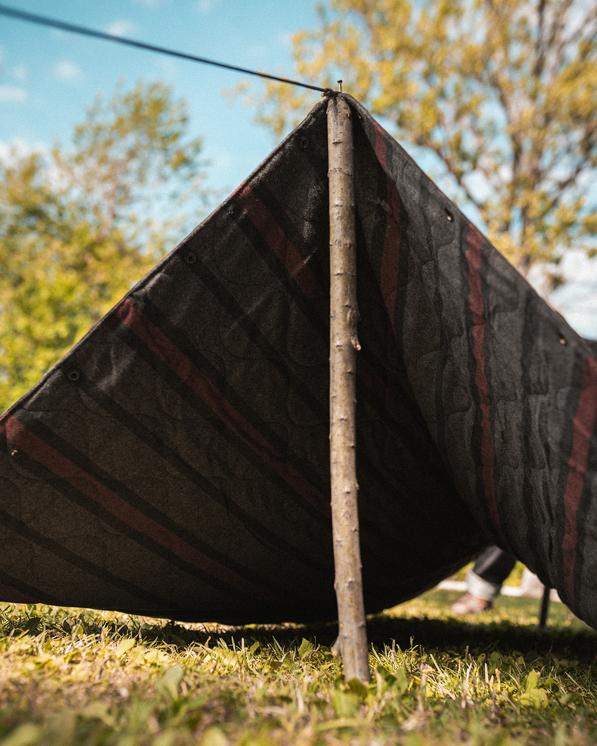 1965 Survival Blanket Waxed Khaki