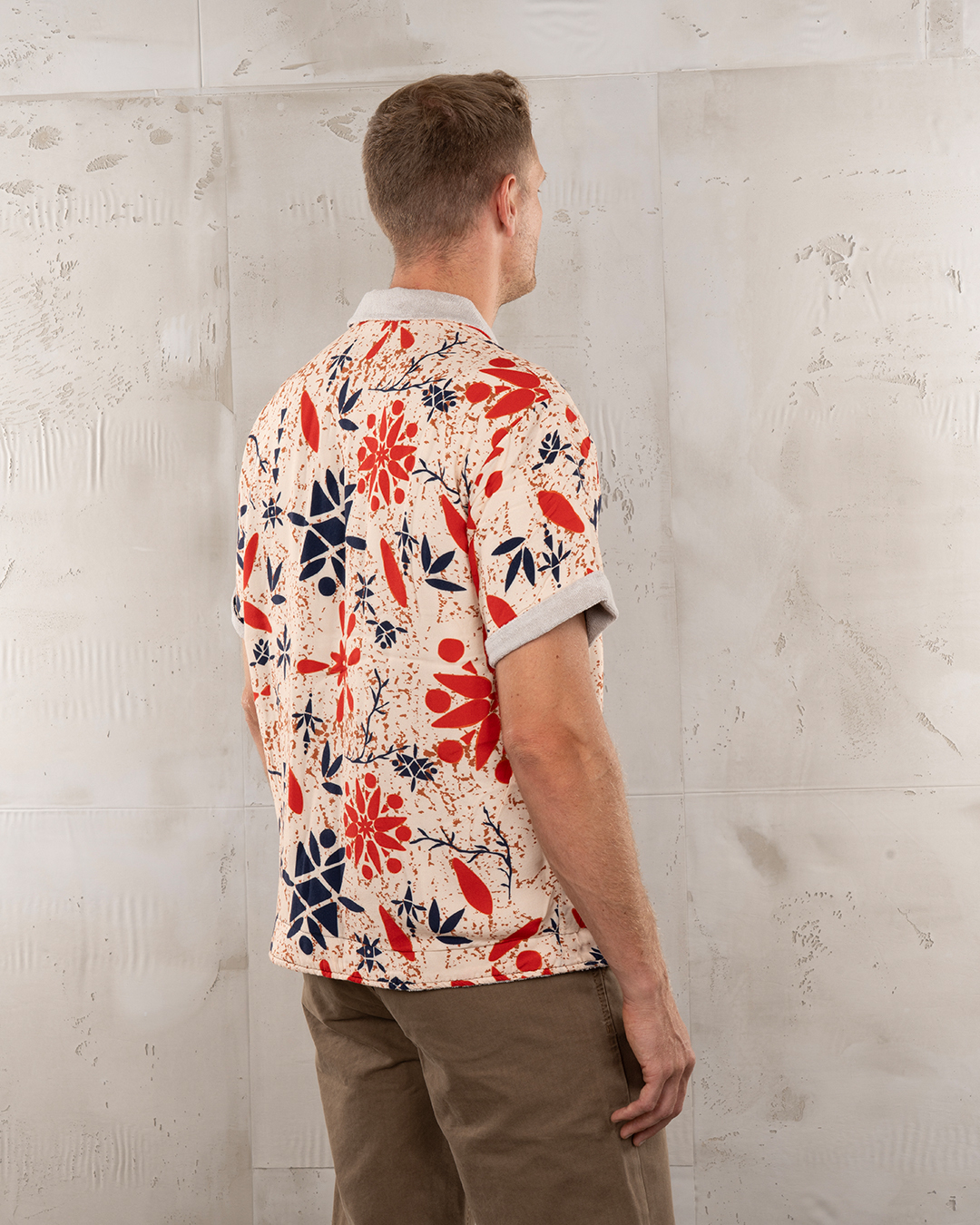 1961 Cabana Shirt Entrega Orange