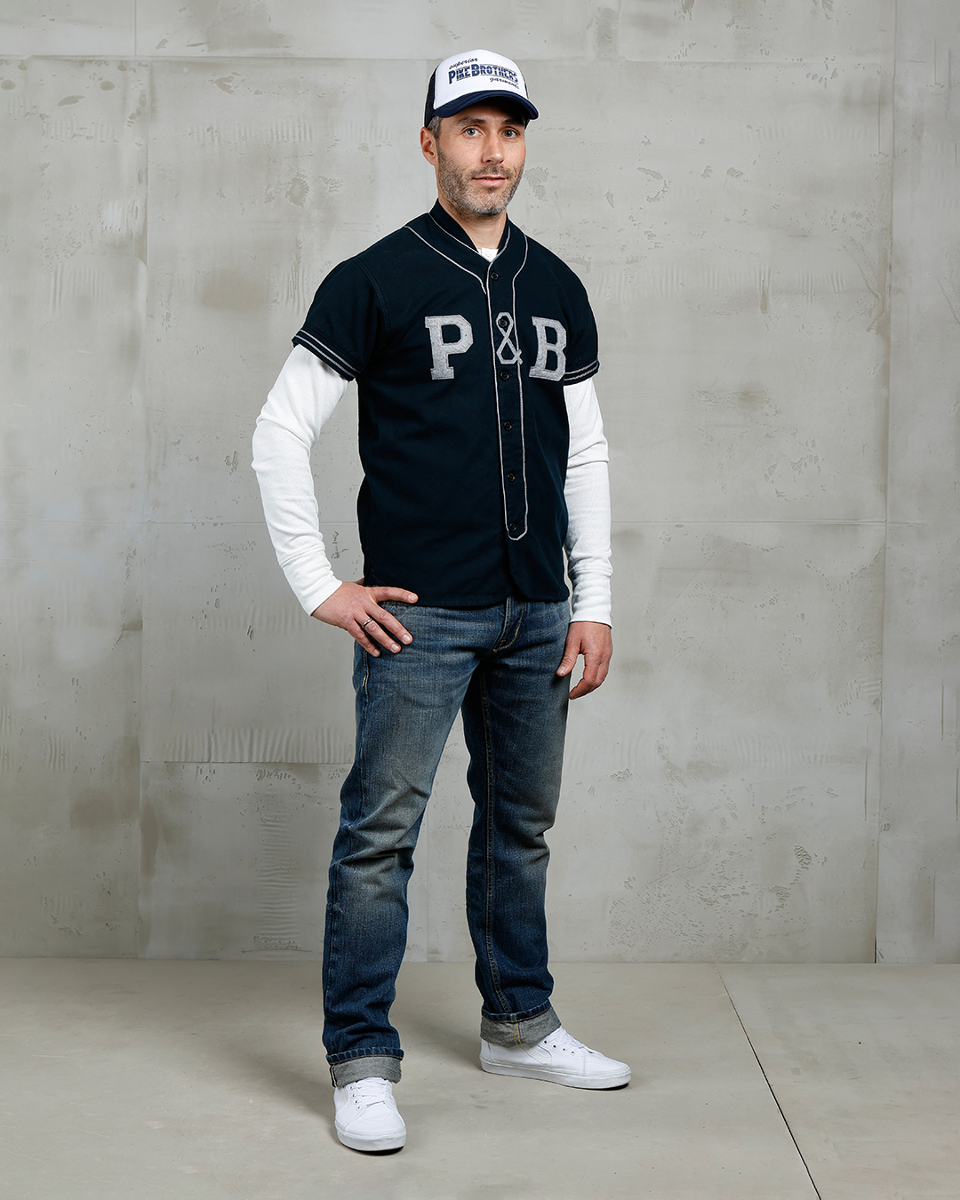 1938 Baseball Shirt Dark Navy