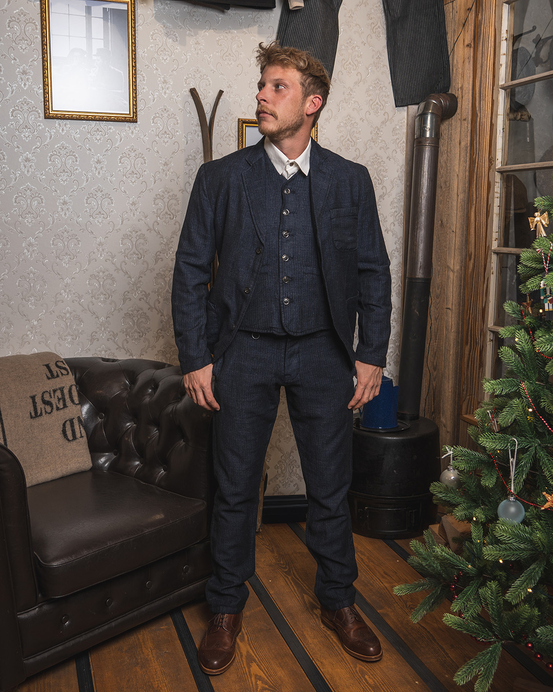 1947 Harvester Trousers Owen Blue
