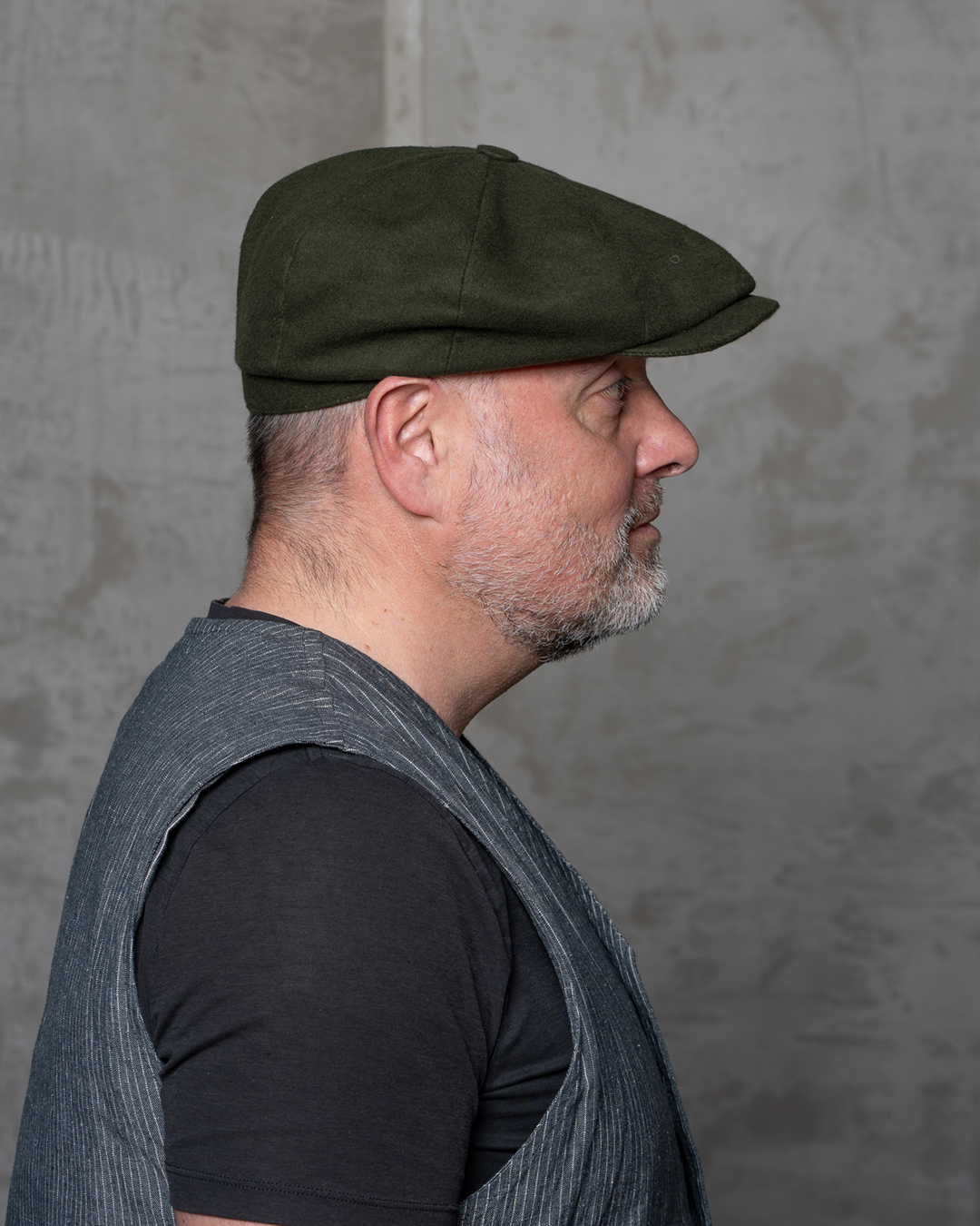 1928 Newsboy Cap Moleskin moss 1928 Newsboy Cap Moleskin moss