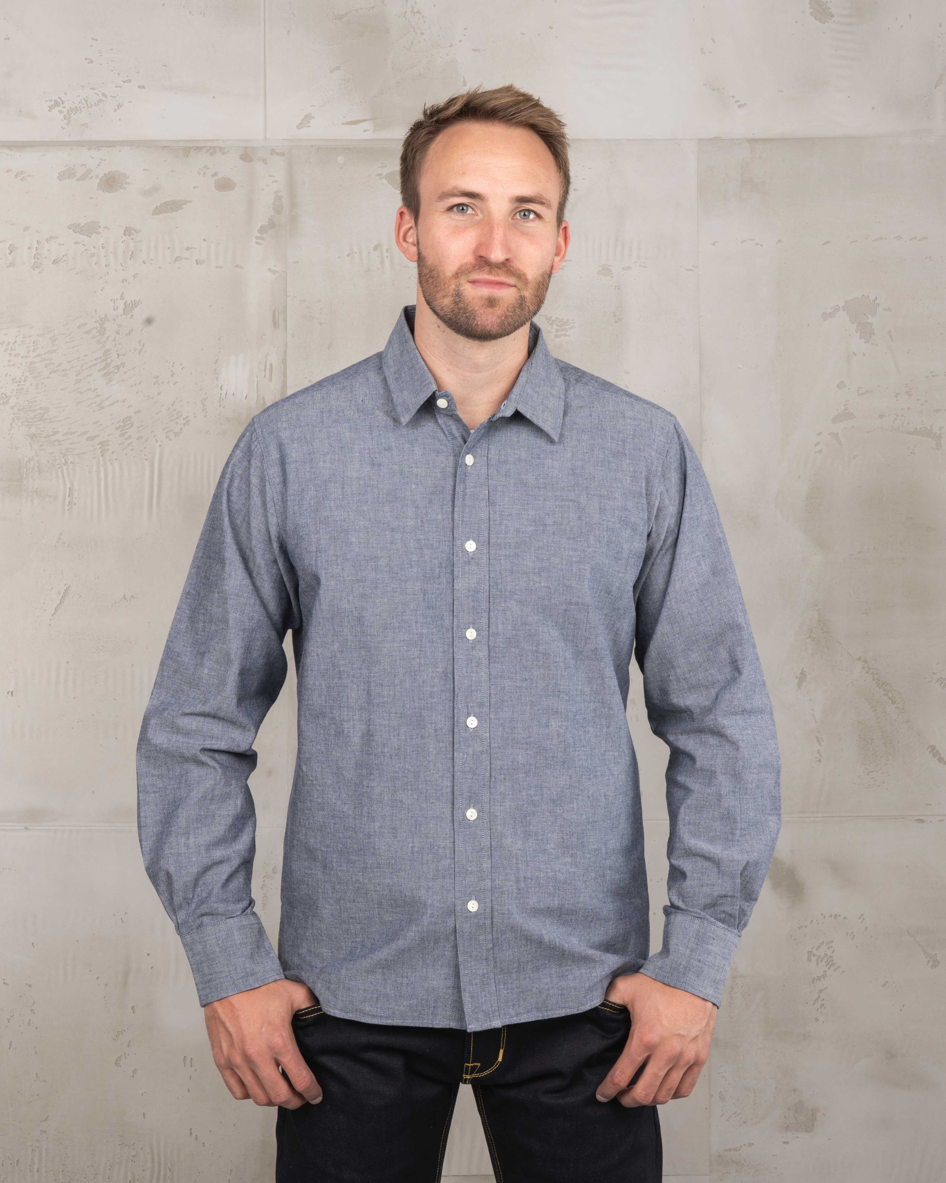 1954 Oxford Shirt Ocean blue
