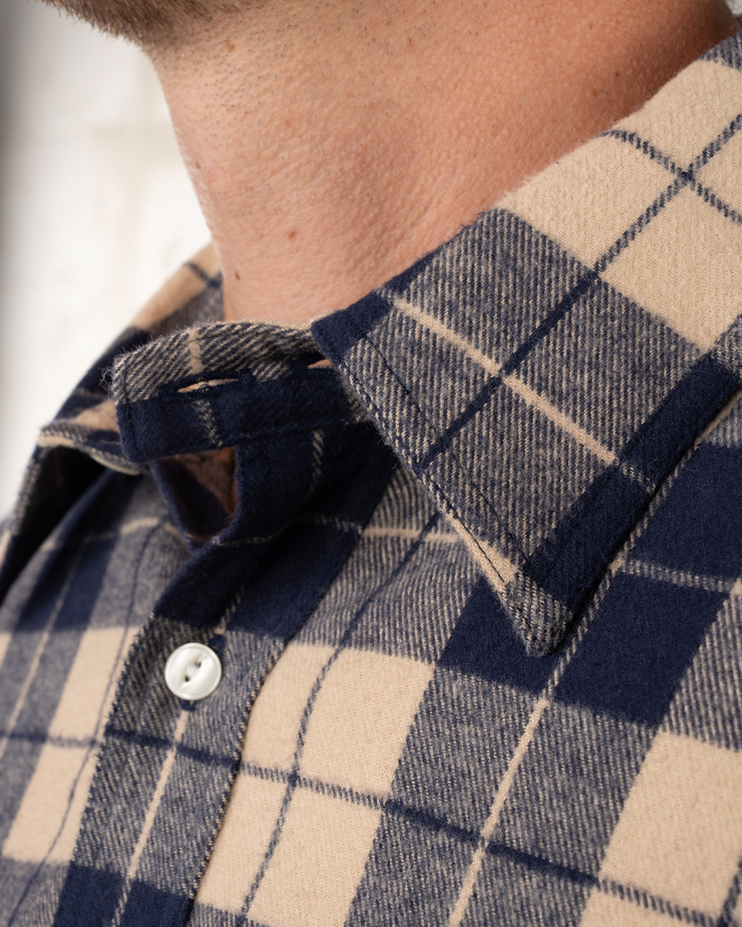 1937 Roamer Shirt blue flannel