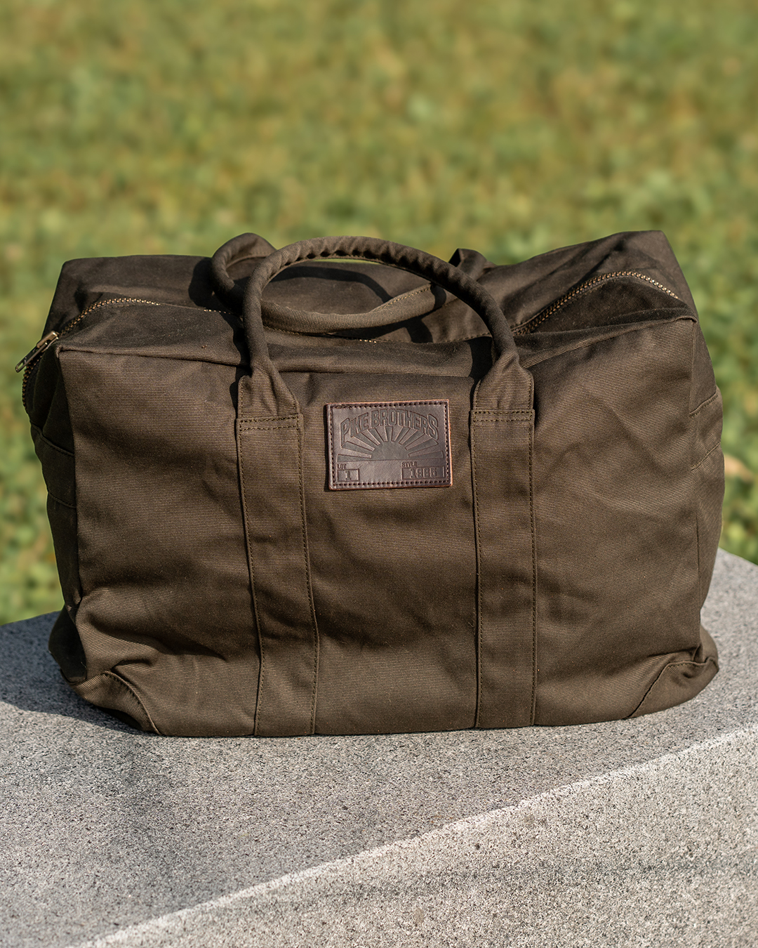 1965 D-Bag Medium Waxed Olive