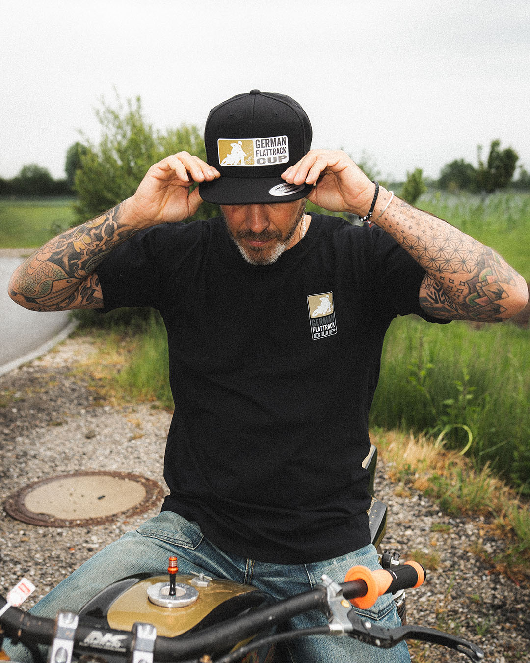 1969 Sports Tee Flat Track 26 Black