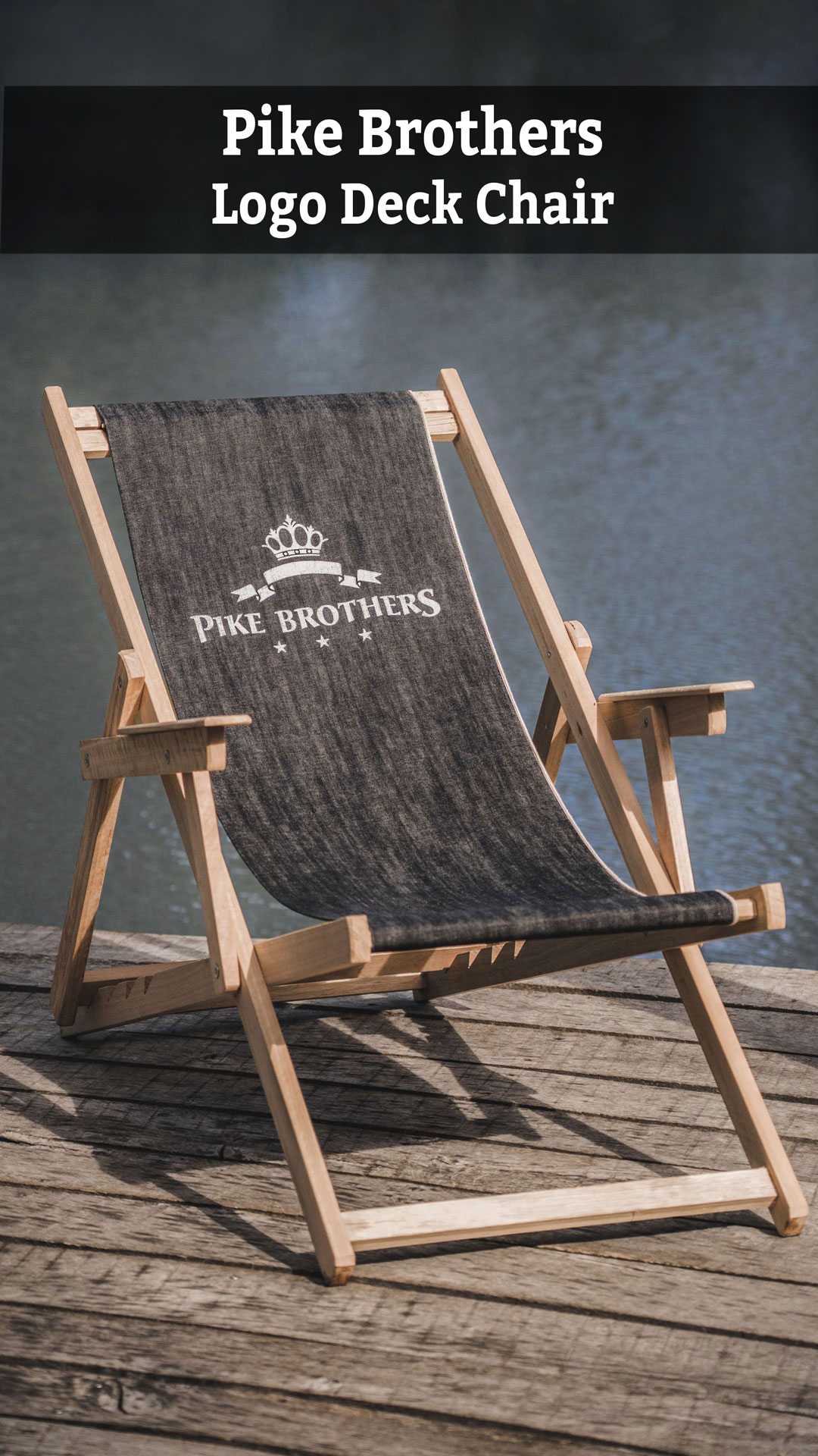Pike Brothers Logo Deck Chair