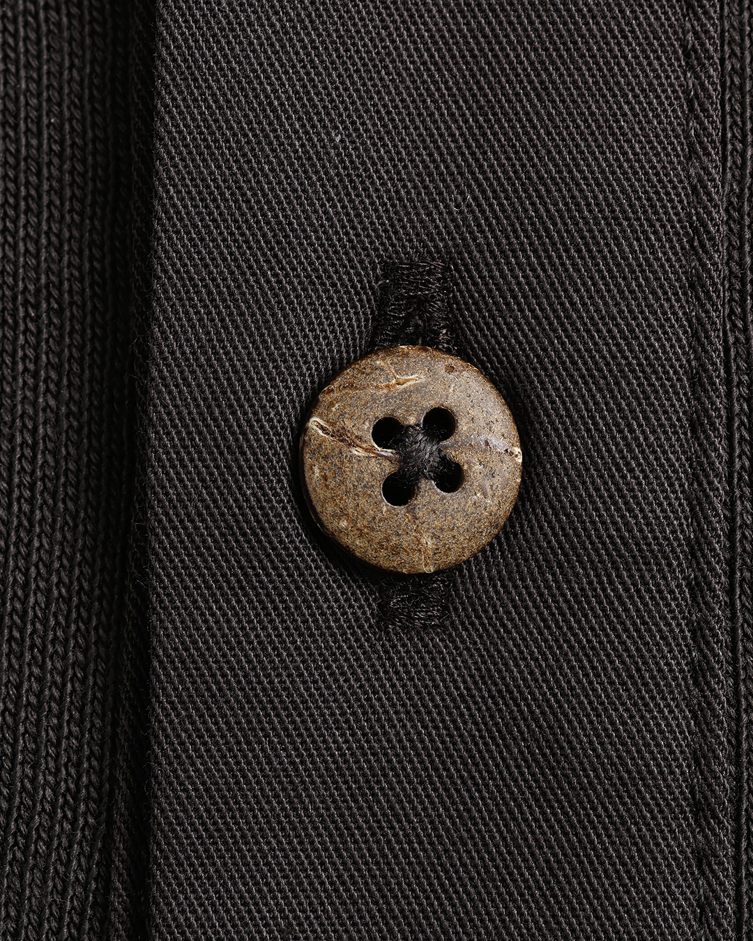 1927 Henley Shirt Long Sleeve Coffee