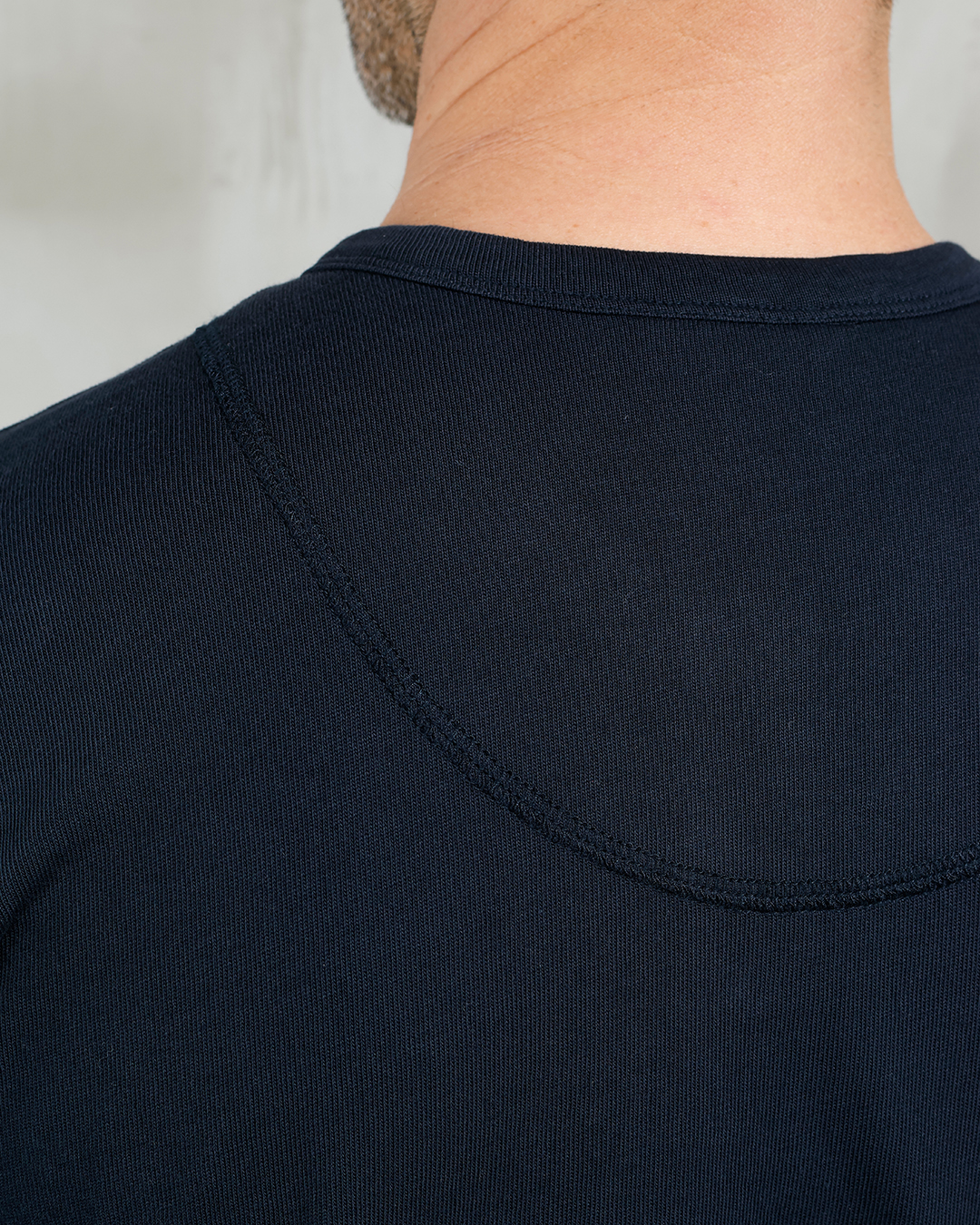 1927 Henley Shirt long sleeve Mojave blue