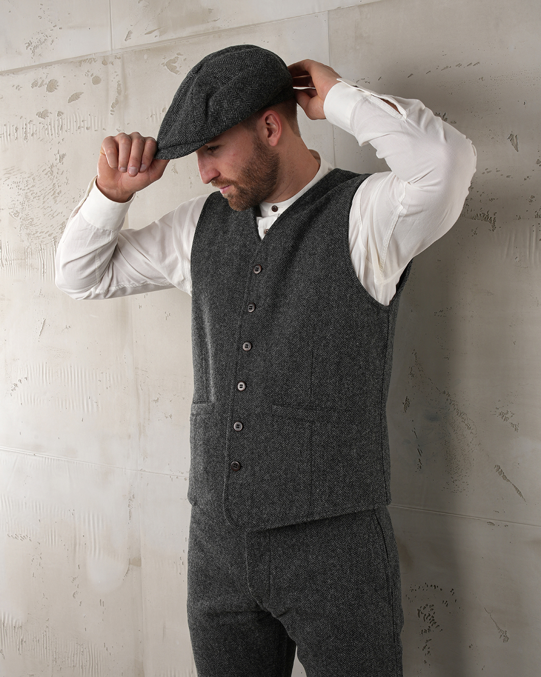 1928 Newsboy Cap Dundee Grey