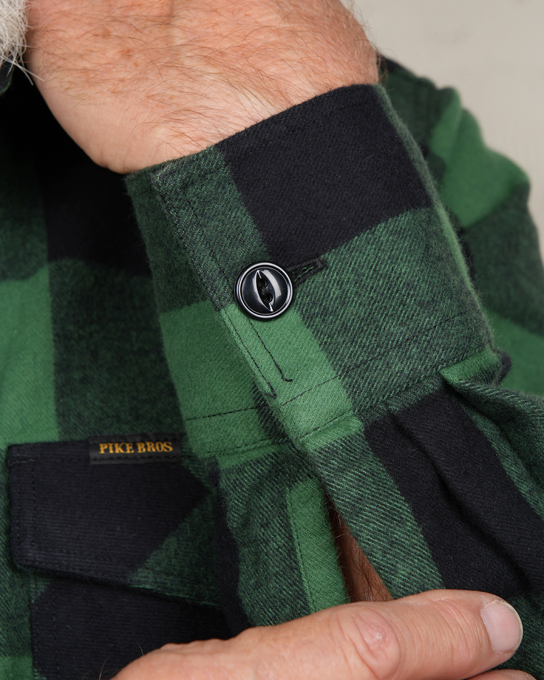 1943 CPO Shirt Buffalo Green Flannel