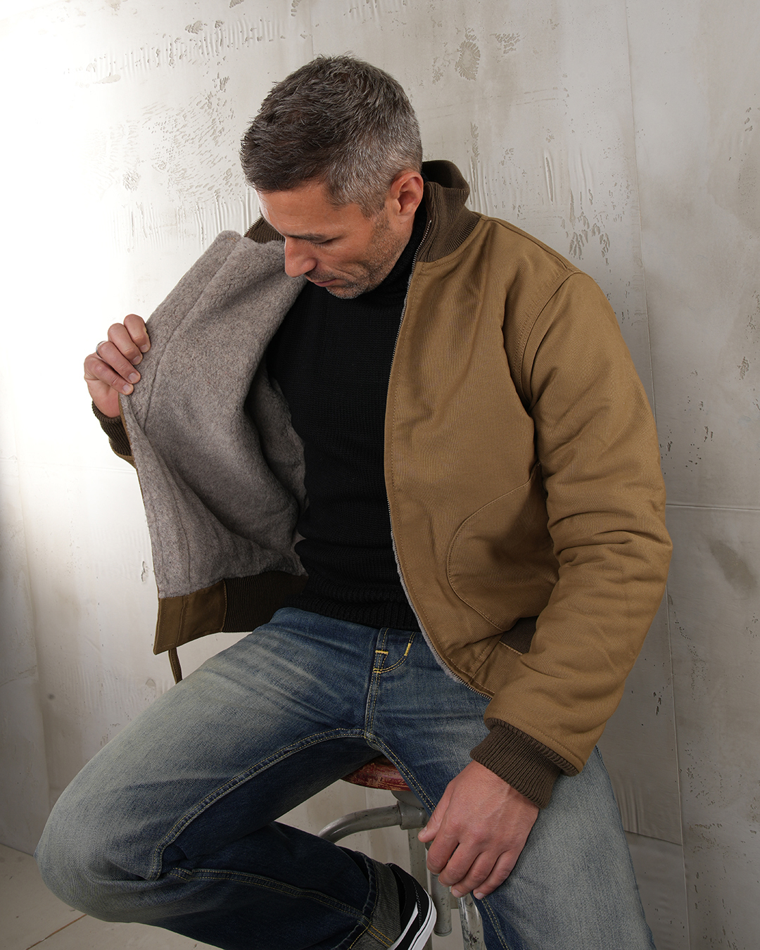 1944 NAF Flight Jacket Pacific beige