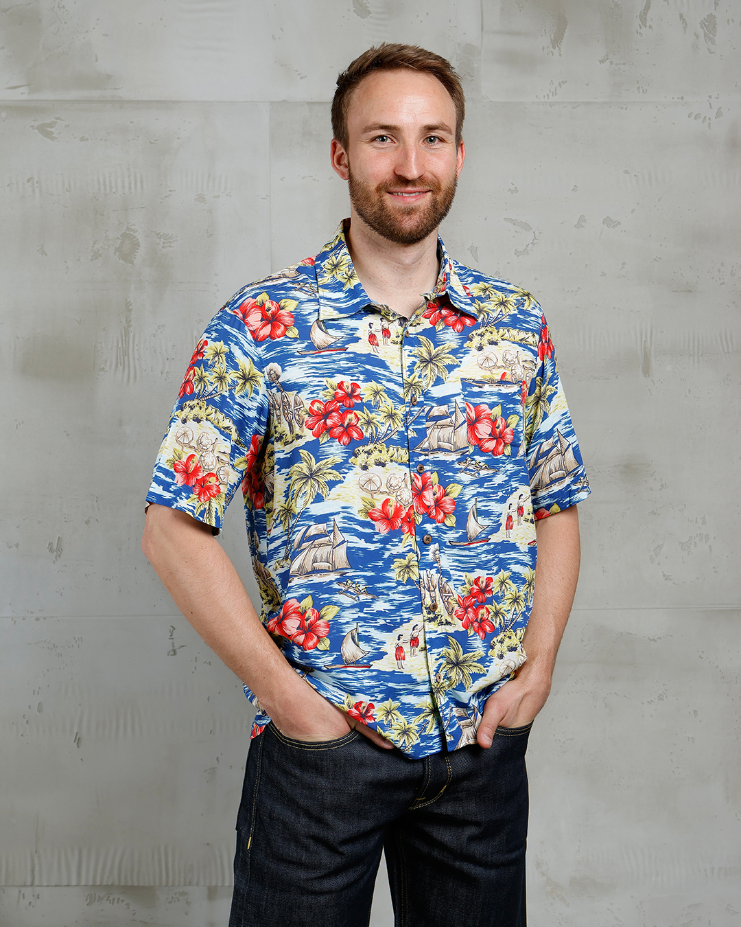 1948 Surf Shirt Random Blue