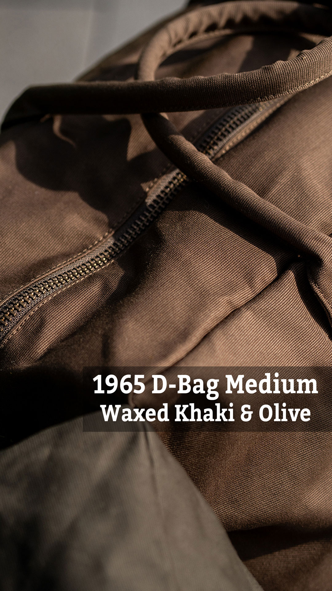 D-Bag Waxed Khaki and Olive
