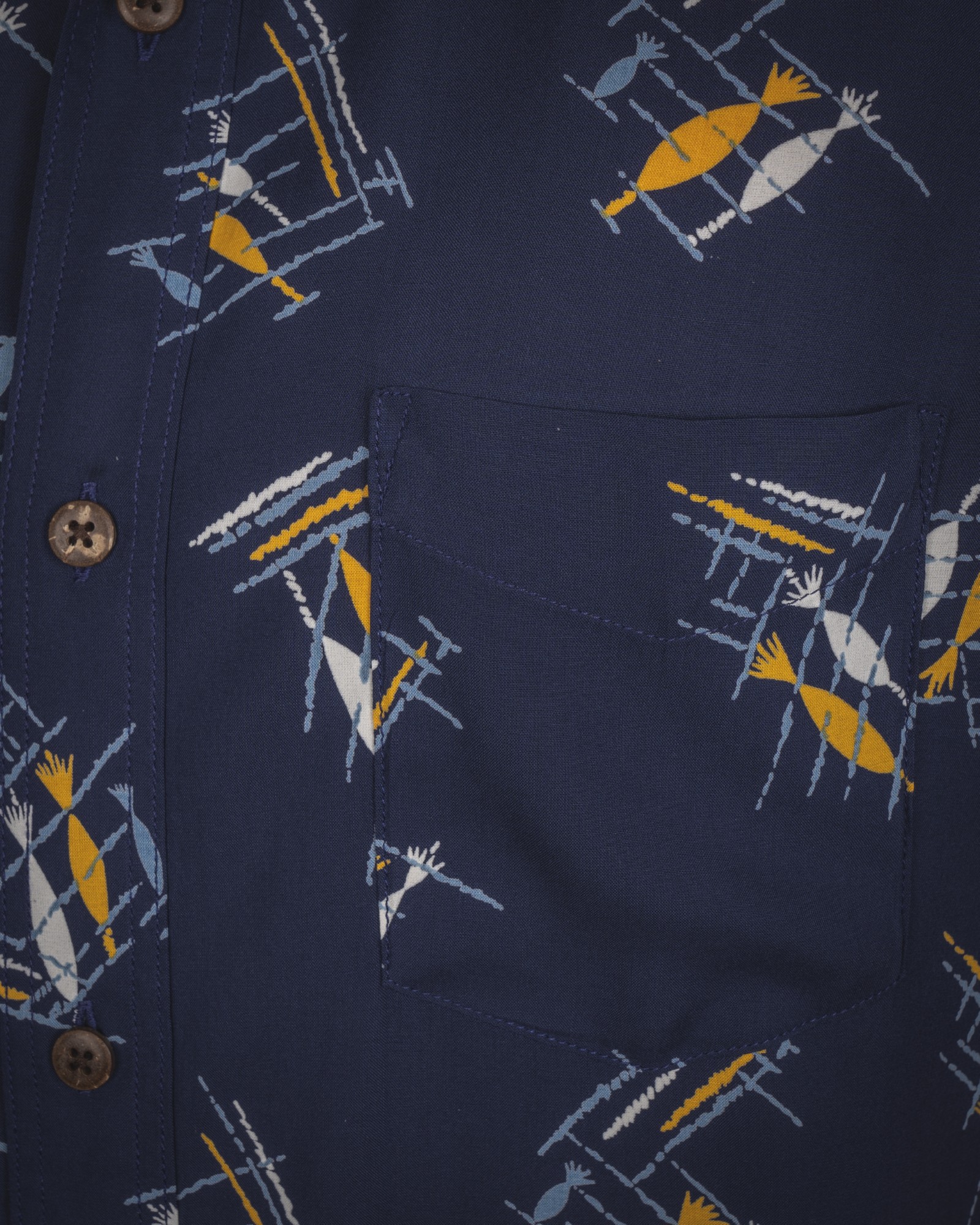 1948 Surf Shirt Kahoolawe Blue