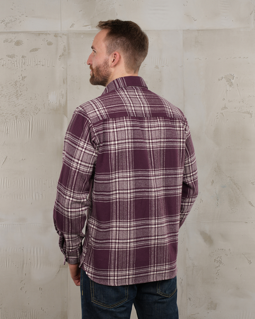 1937 Roamer Shirt Livingston Bordeaux