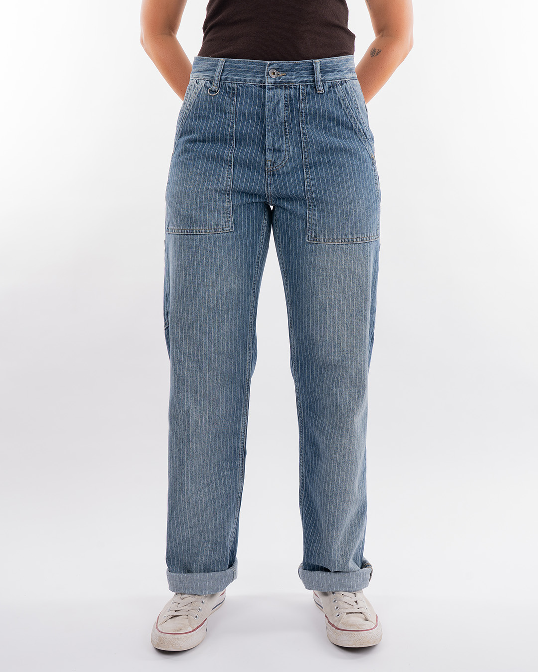 1967 Utility Trousers Blue Wabash Rinsed