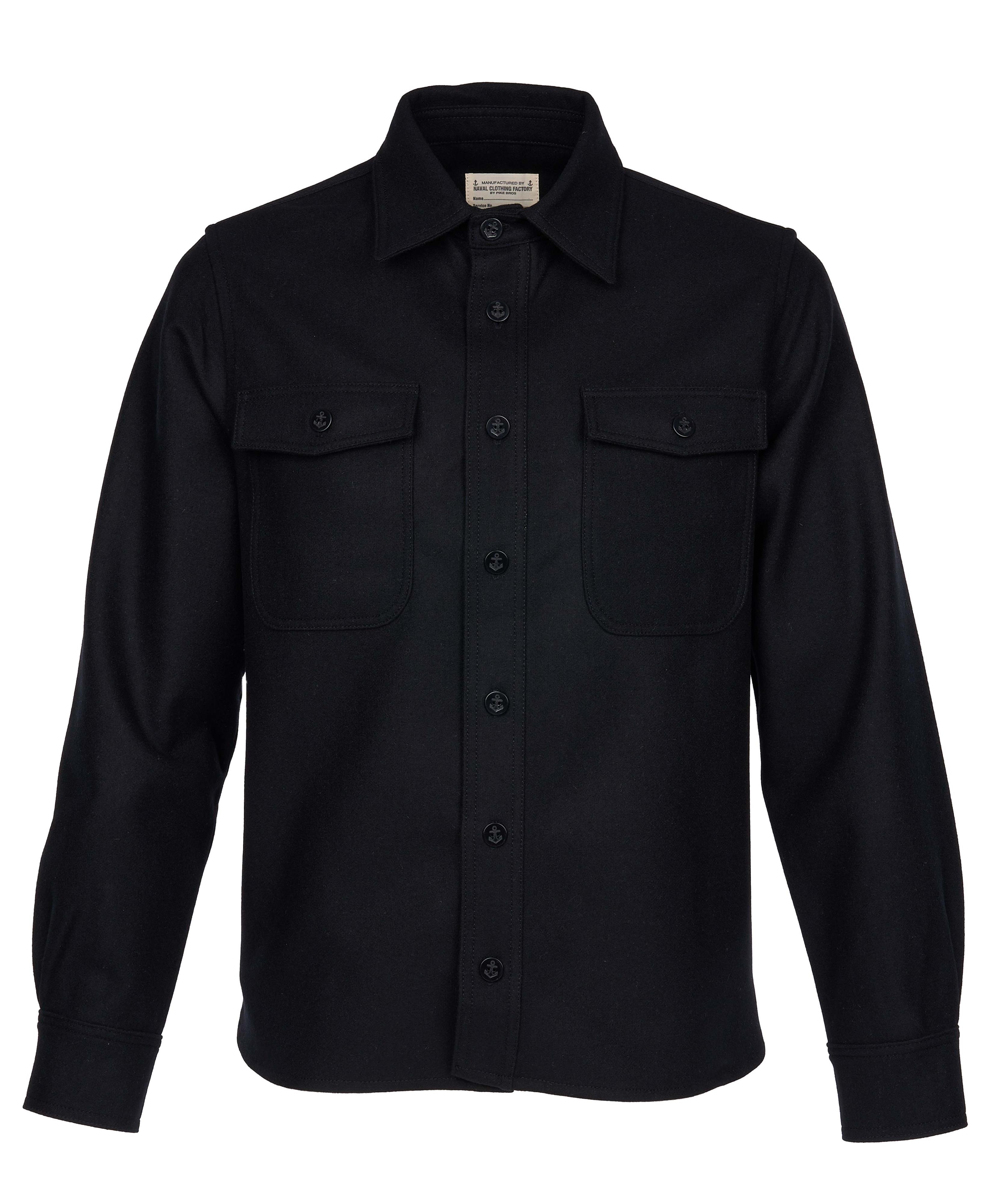 1943 CPO Shirt black wool