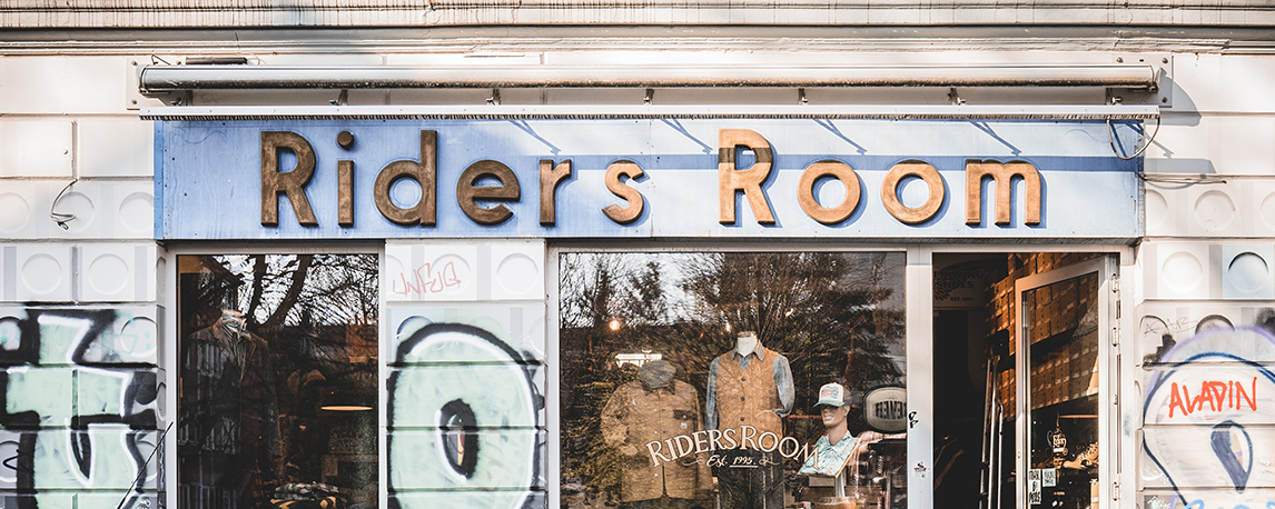 "Meet our retailer" - Riders Room, Hamburg Einzelhändler Riders Room Shop Bilder