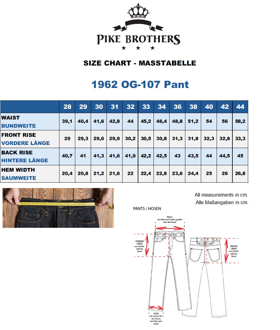 1962 OG-107 Pant Olive