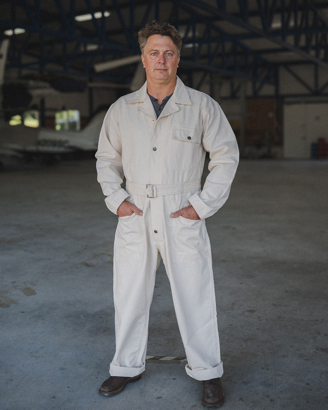 1938 Mechanic Coverall Off White