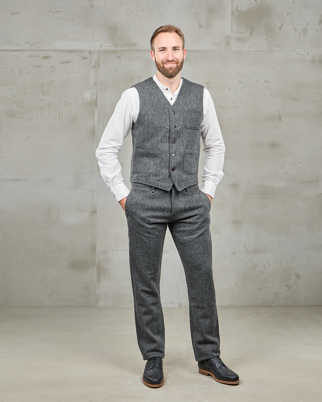 1937 Roamer Vest Dundee Grey