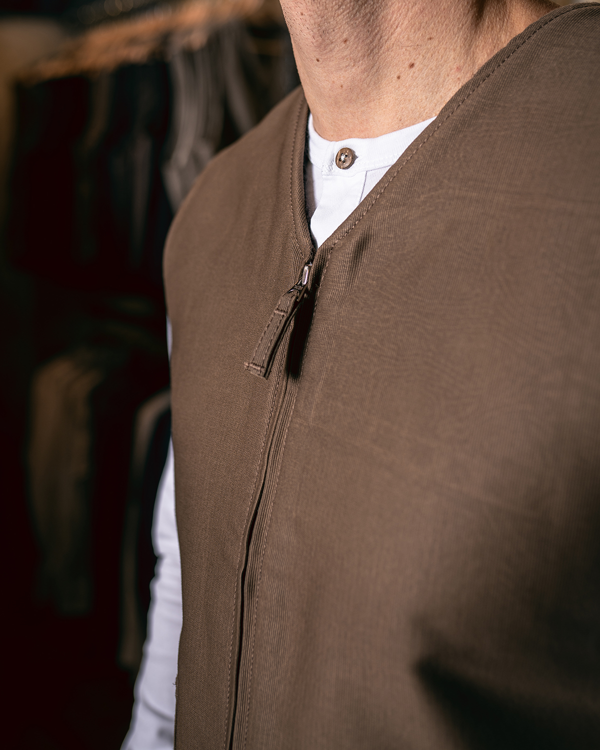 1942 C2 Vest Waxed Khaki