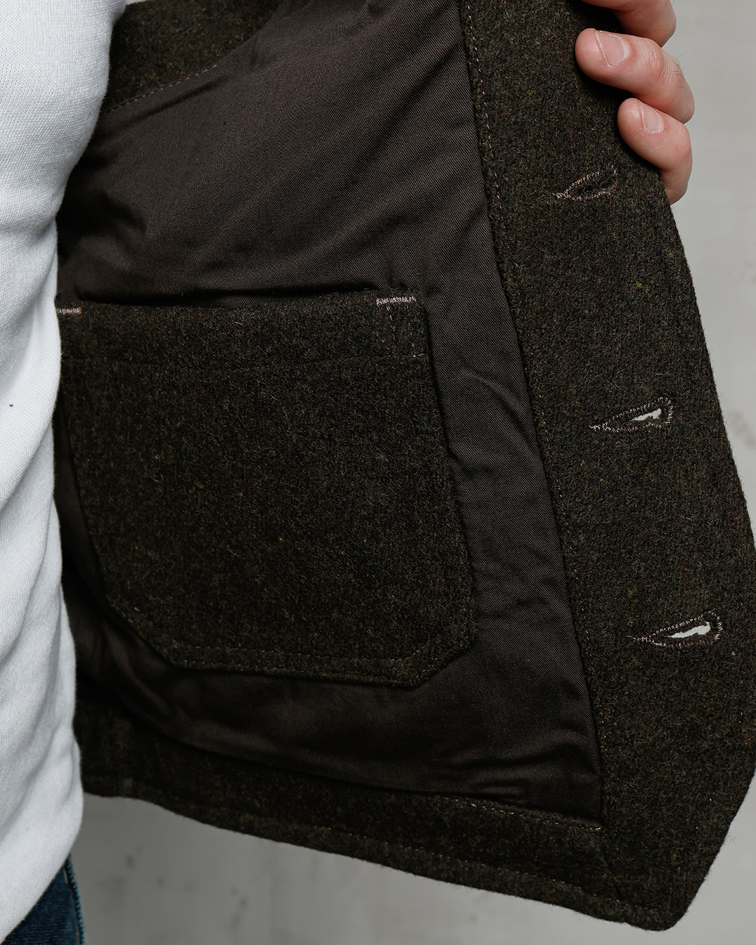 1937 Roamer Vest Beaver green