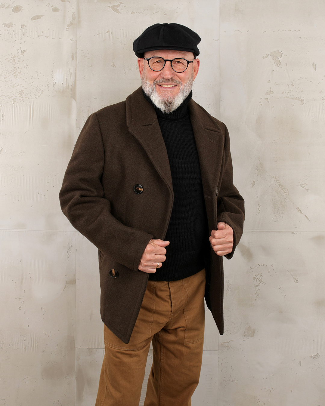 1938 Pea Coat Chestnut Brown