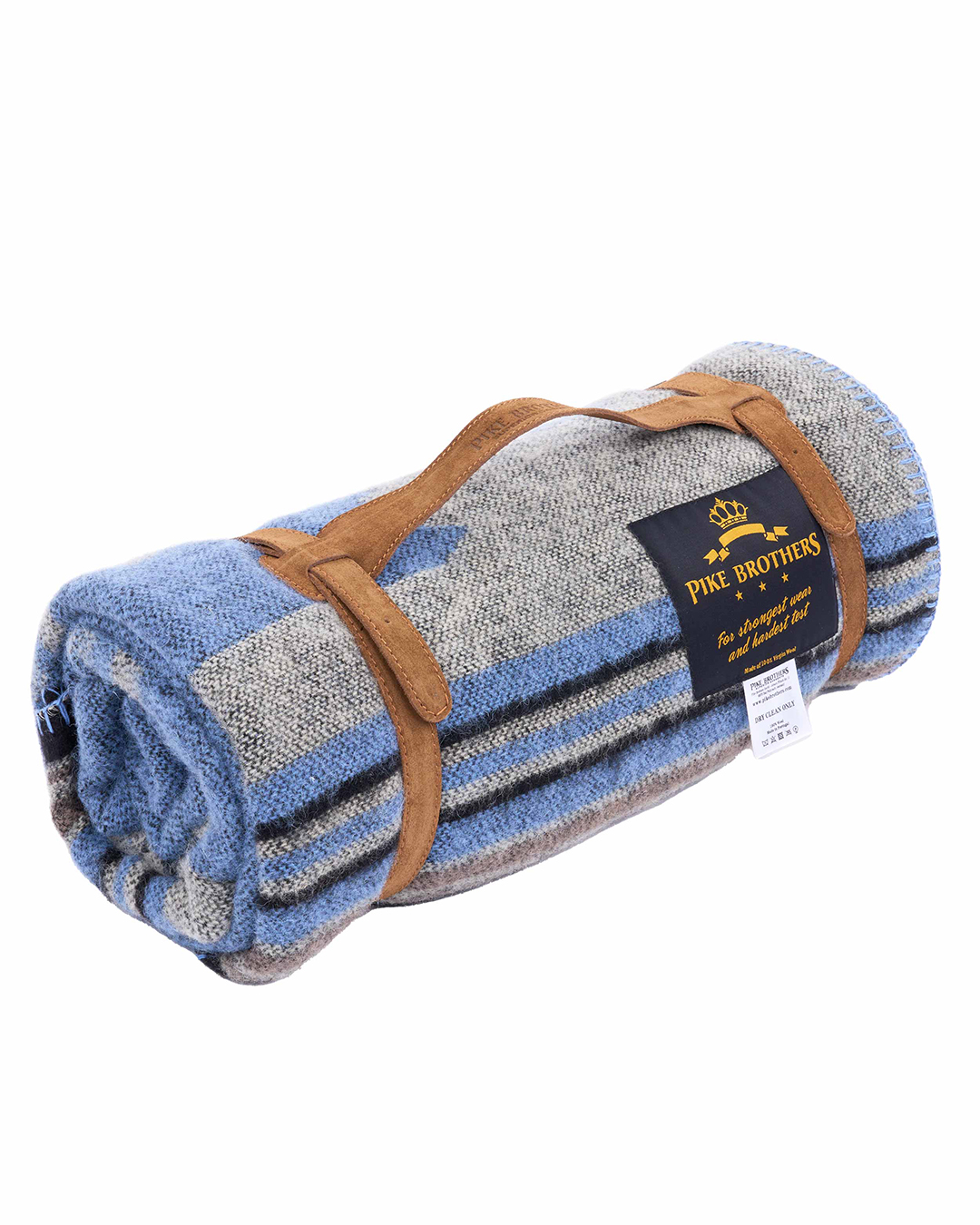 1969 Tolani wool blanket blue O&E