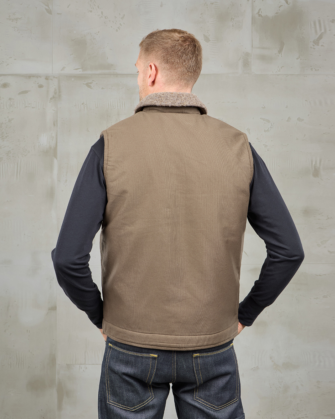 1944 Deck Vest Jungle Cloth Khaki