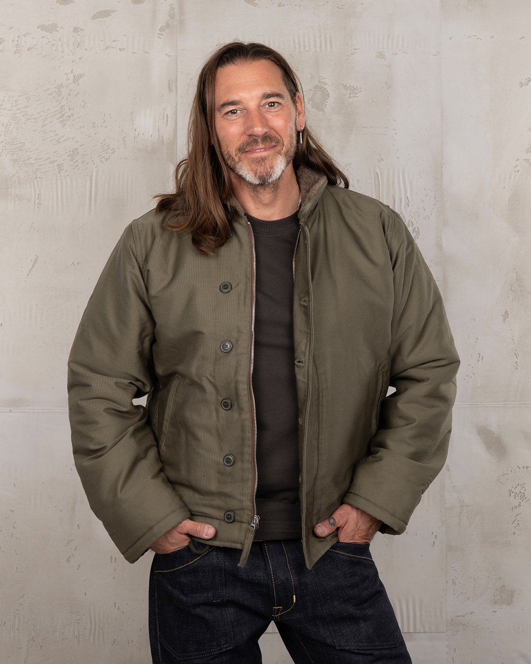 1943 N1 Deck Jacket Bangor Green
