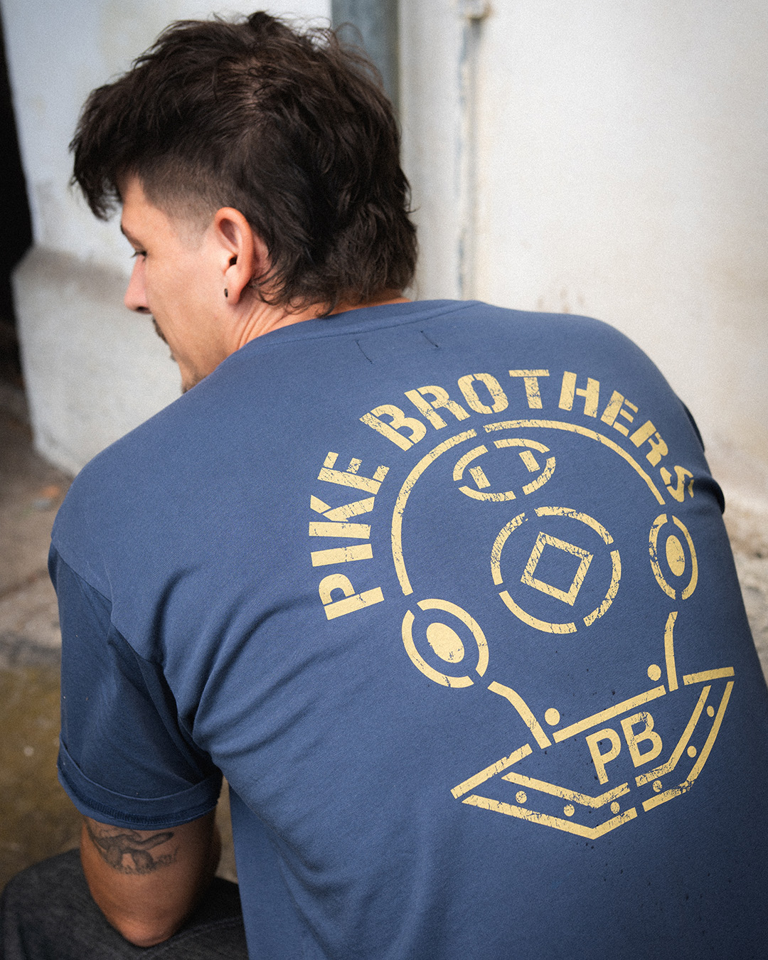 1969 Sports Tee Scuba Blue