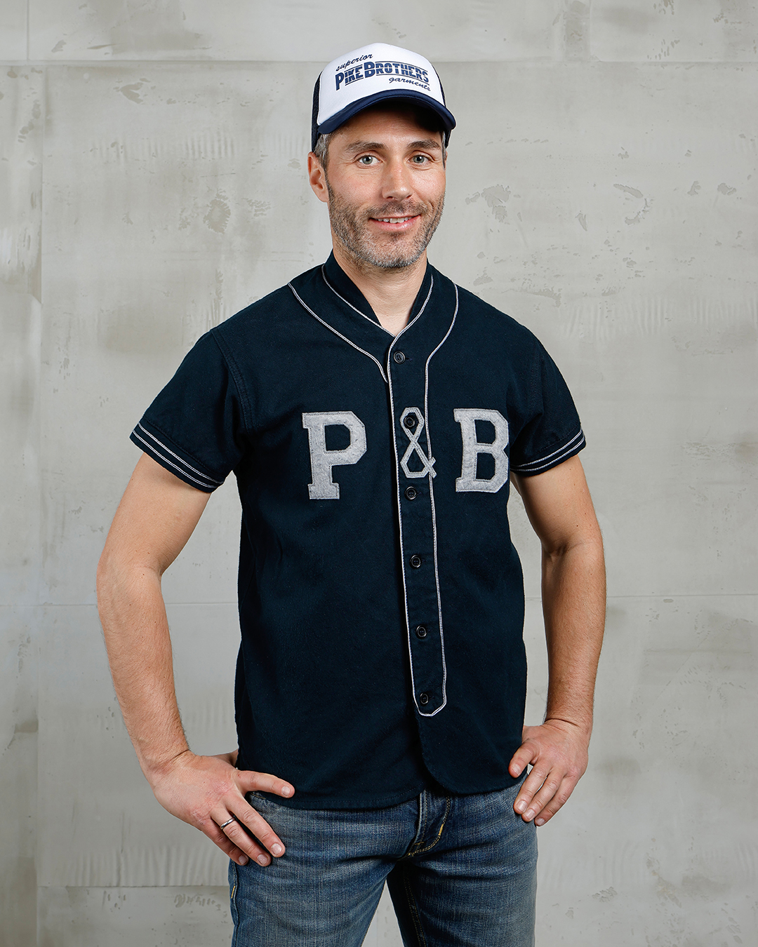 1938 Baseball Shirt Dark Navy
