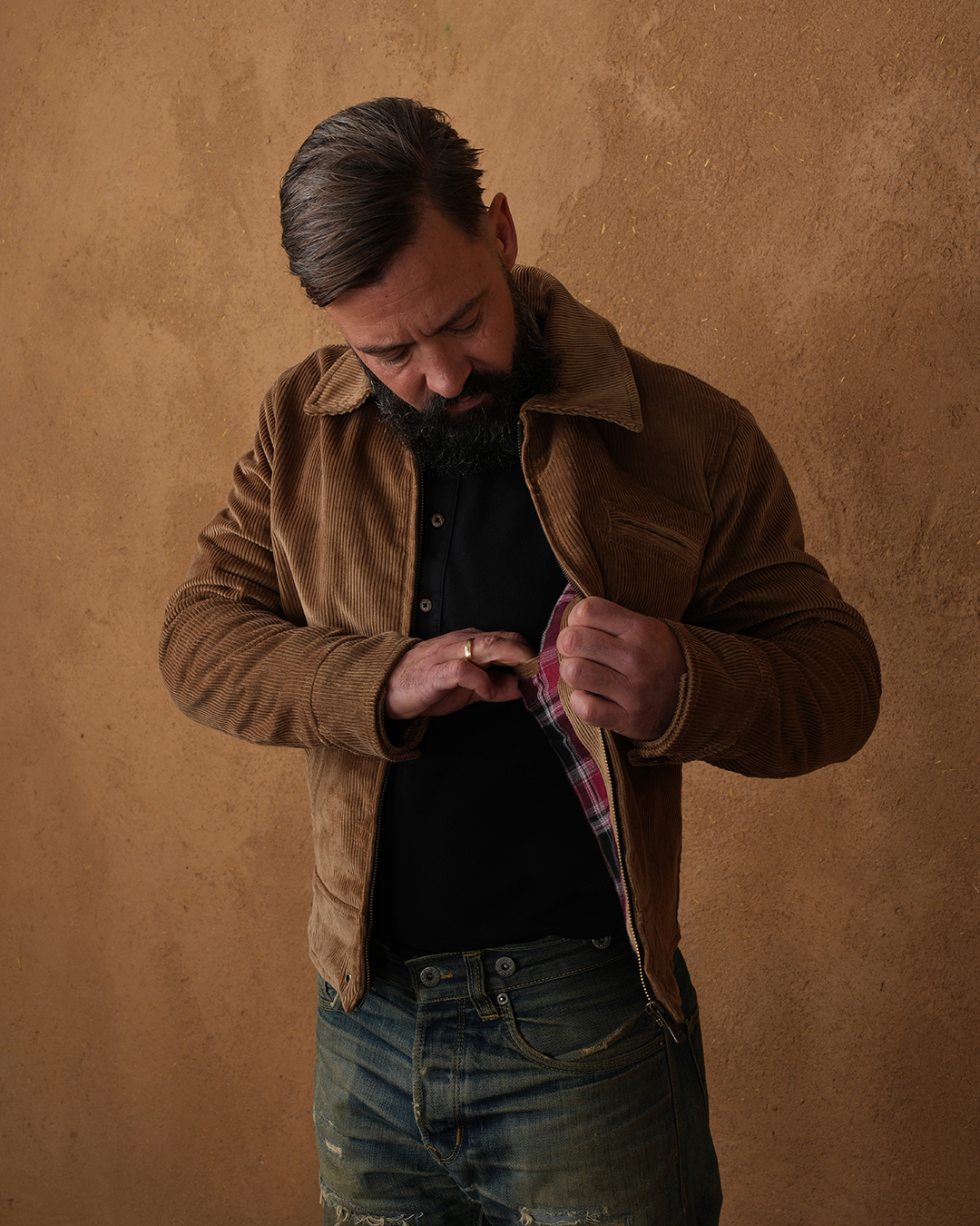 1932 Roadster Jacket Light Brass Cord