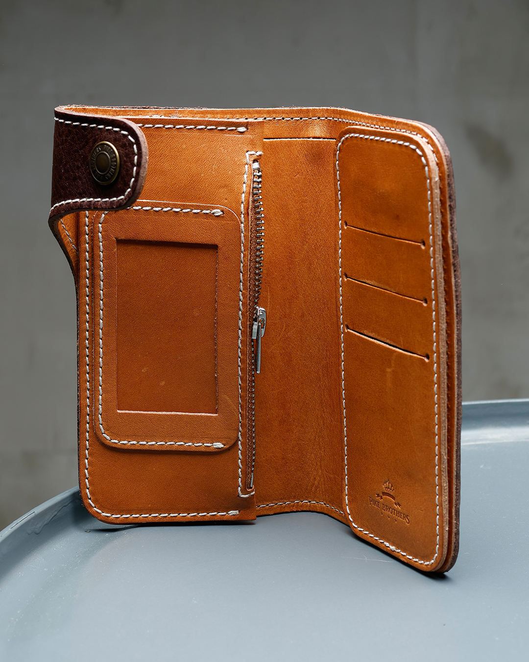 1937 Roamer Wallet Seal Brown